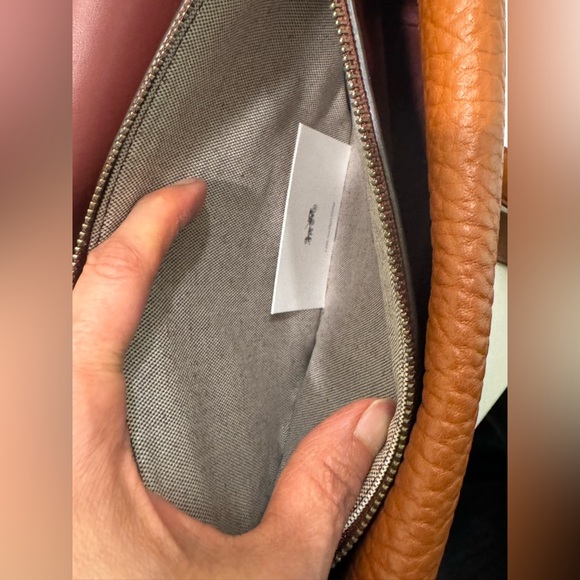 Coach Dreamer Mixed Leather Crossbody Shoulder bag 73547 Brown - Picture 14 of 15